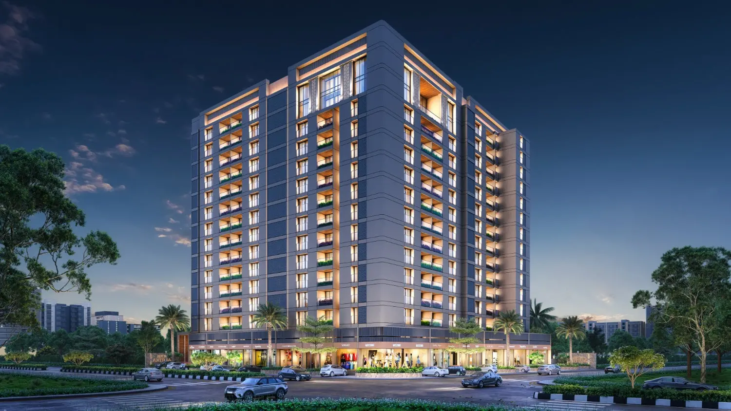 Aditya Antilia - 3BHK RESORT LIVING LIFESTYLE - @ Gandhinagar Twin City