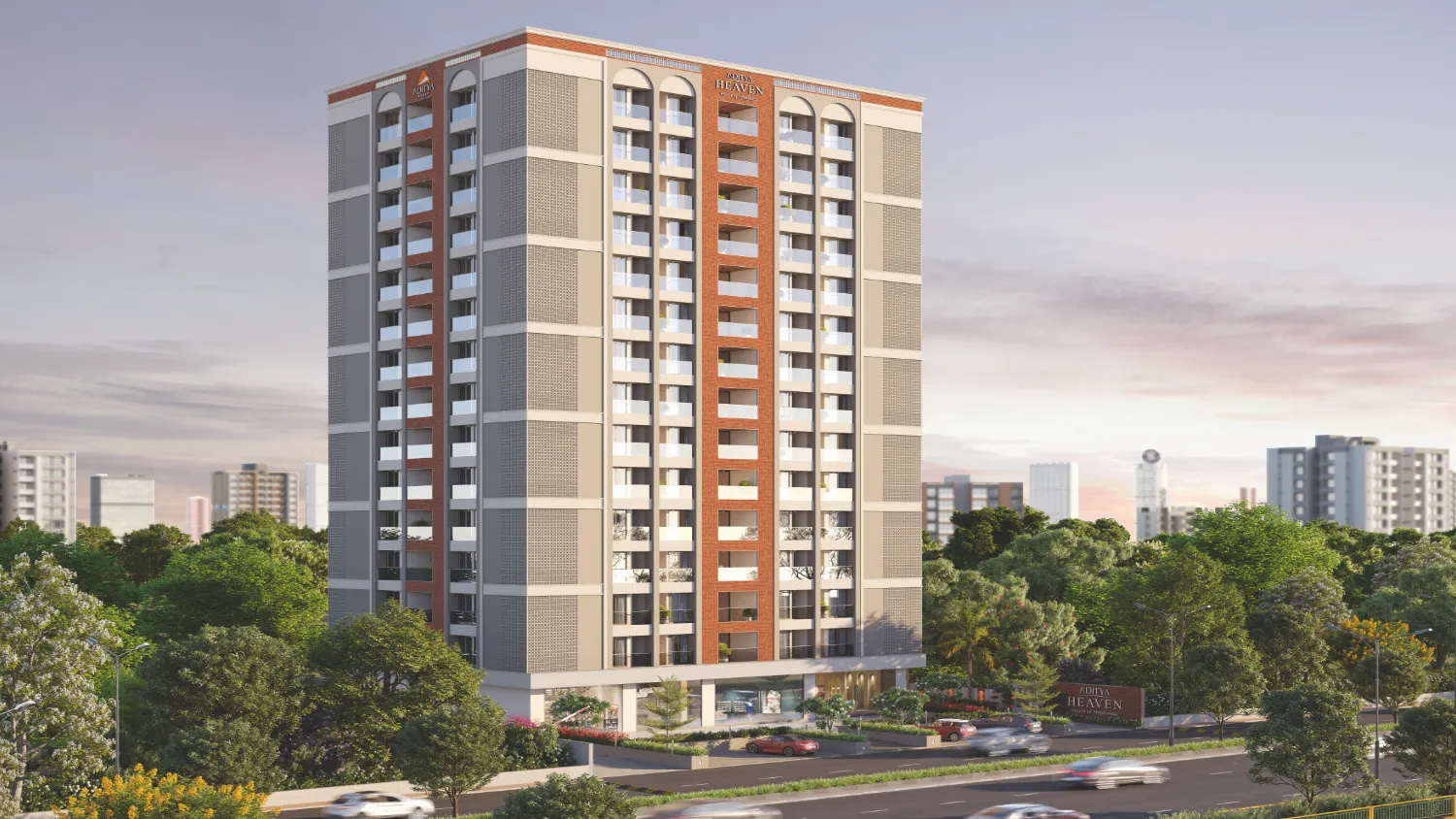 Aditya Heaven - 3BHK LUXURIOUS LIVING - @ Ahemedabad Gandhinagar Twin City